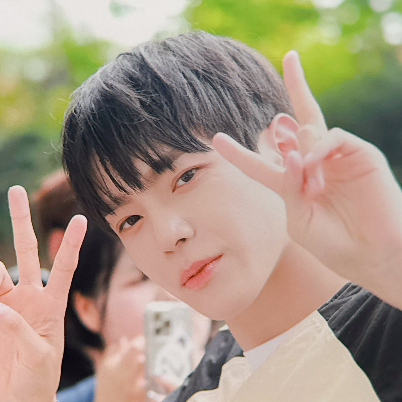 A moment captured by Park Donggyu's fan