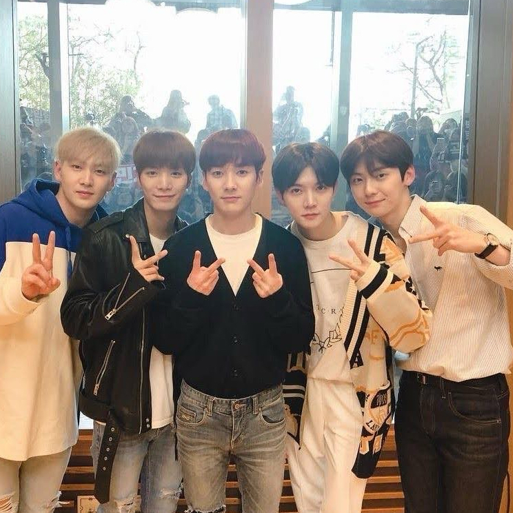 Recent activity shot of NU'EST