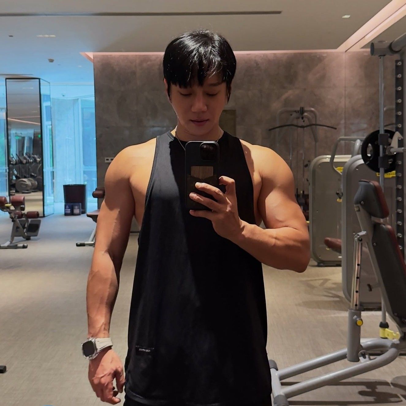 A moment captured by Hwang Chiyeol's fan