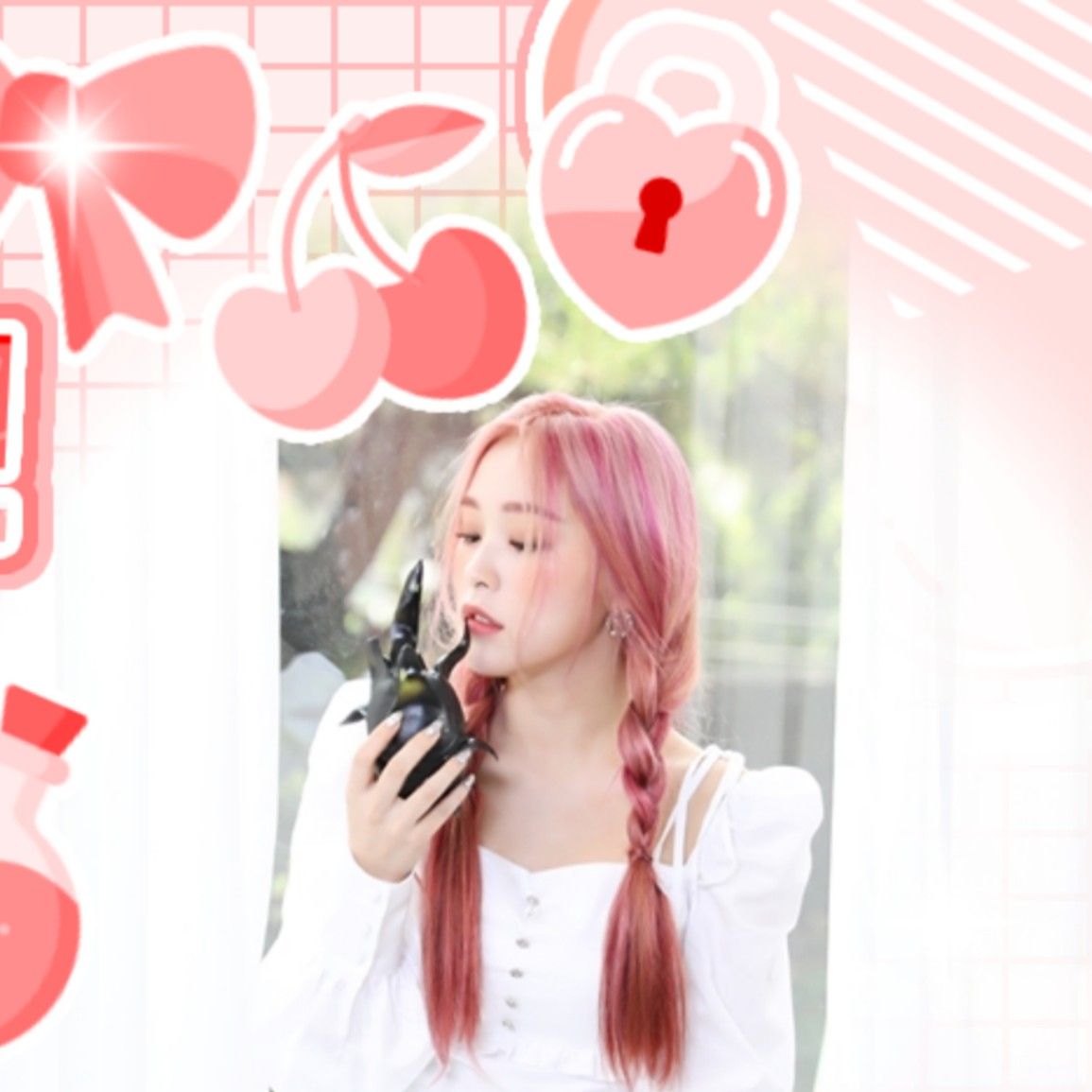 ガヒョン (DREAMCATCHER)の舞台裏ショット