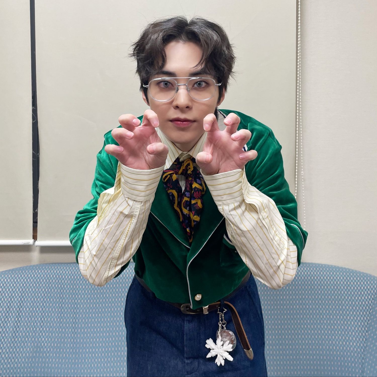 Recent activity shot of Xiumin (EXO)