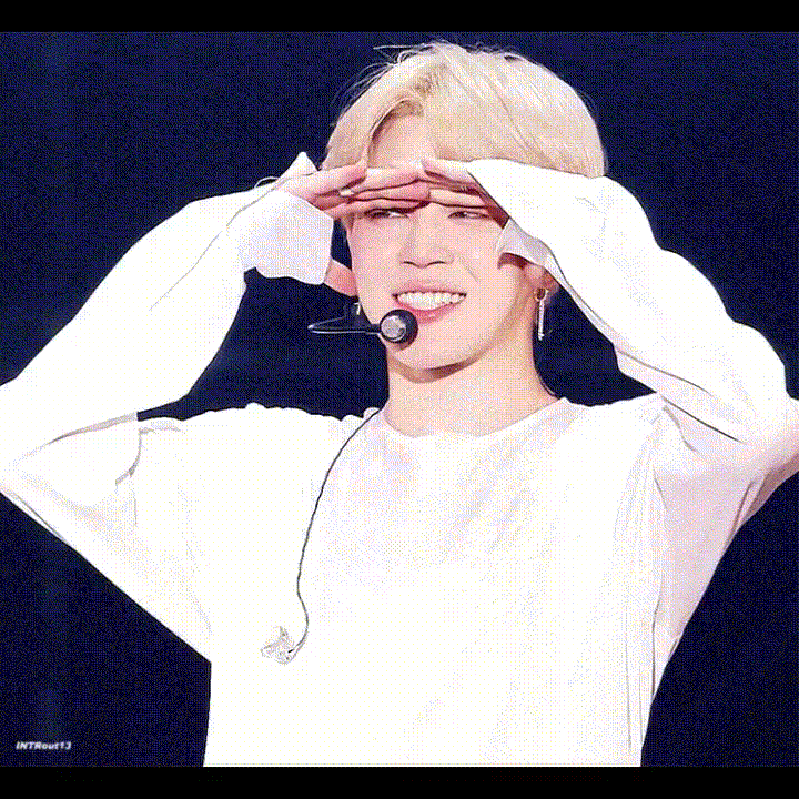 Recent activity shot of Jimin (BTS)