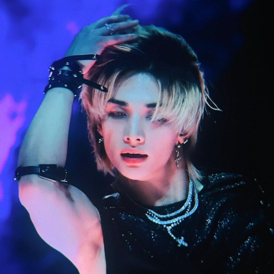 Recent activity shot of Hyunjin (Stray Kids)