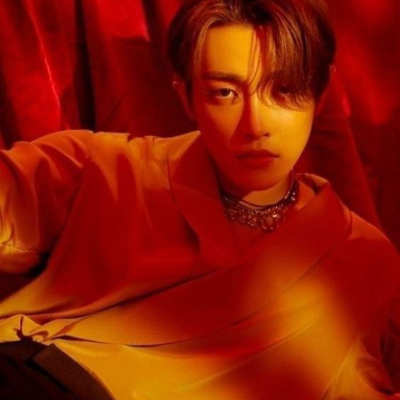 Recent activity shot of Hongjoong (ATEEZ)