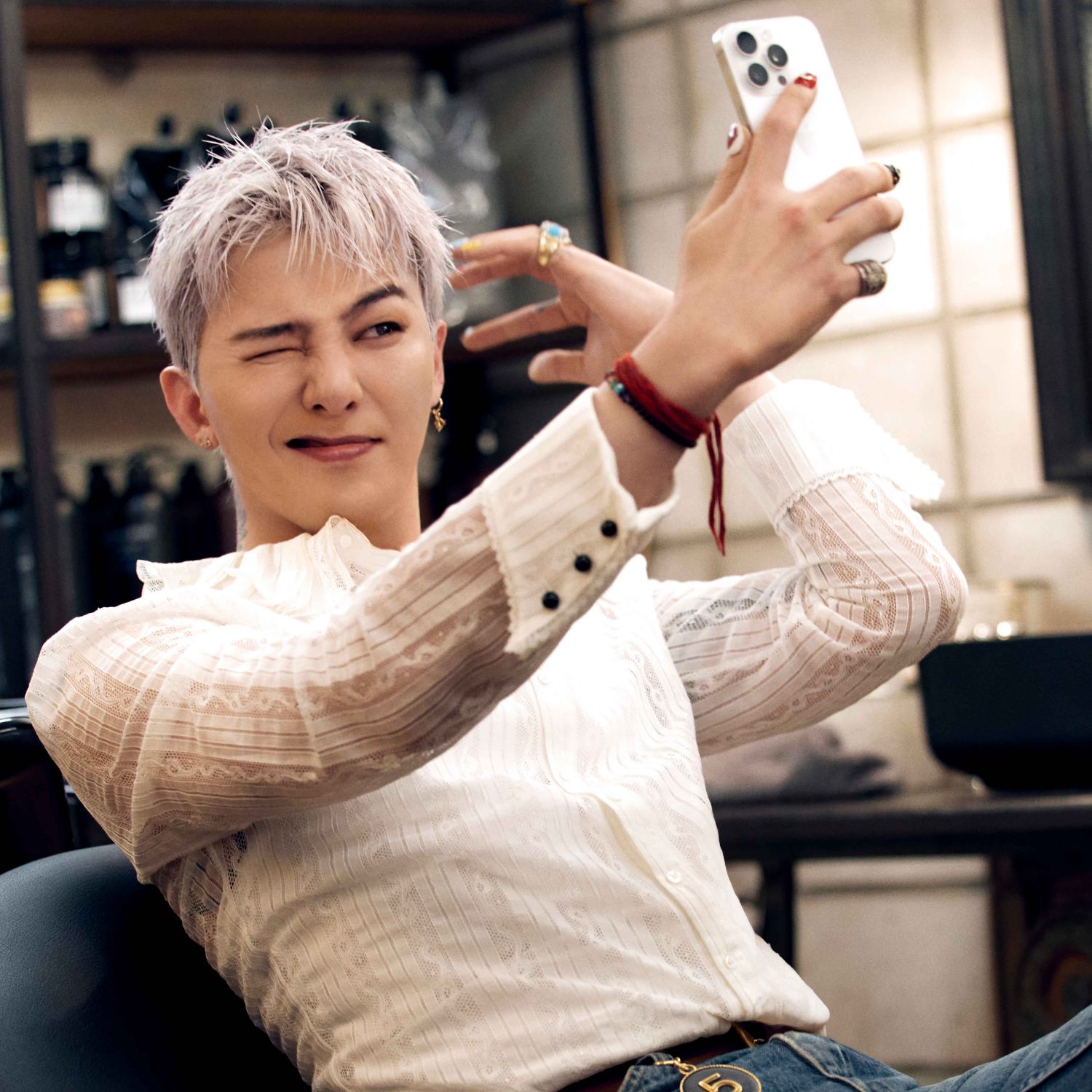 A moment captured by G-DRAGON (BIGBANG)'s fan