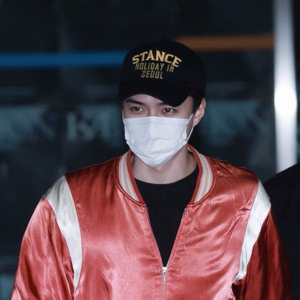 Recent activity shot of Sehun (EXO)
