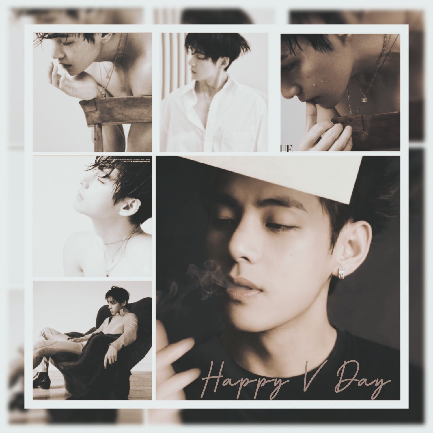 A moment captured by V (BTS)'s fan