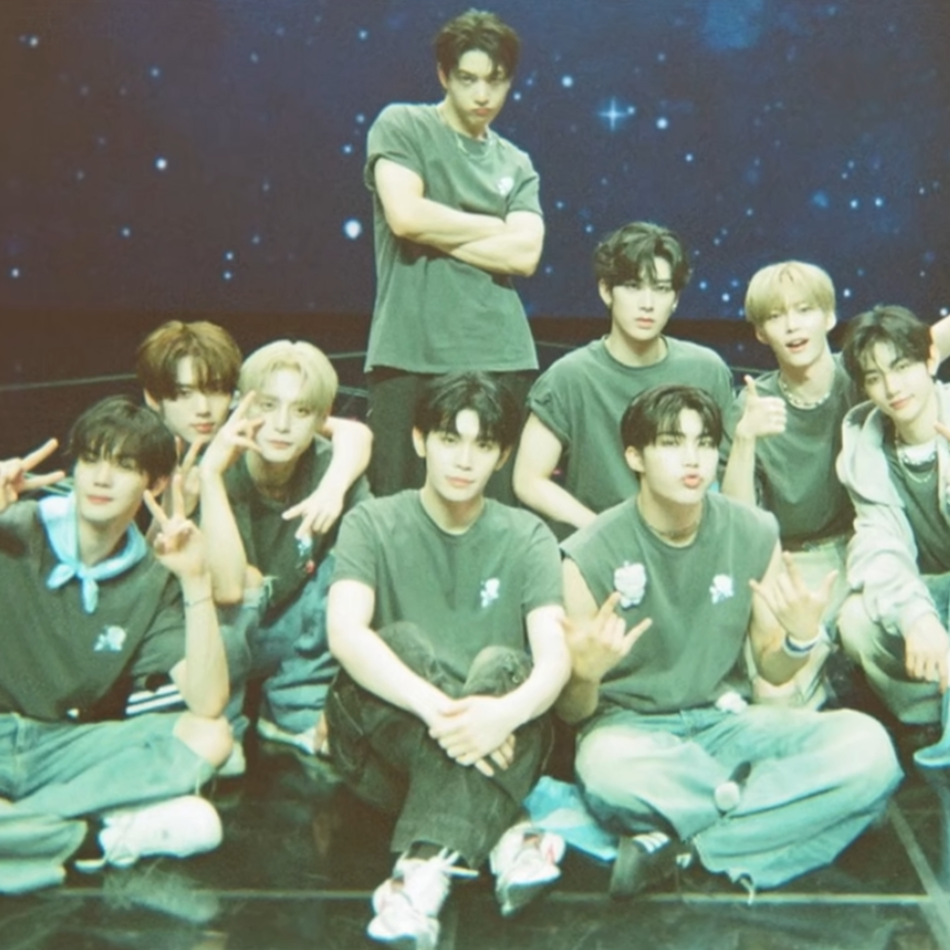 A moment captured by Park Gunwook (ZEROBASEONE)'s fan