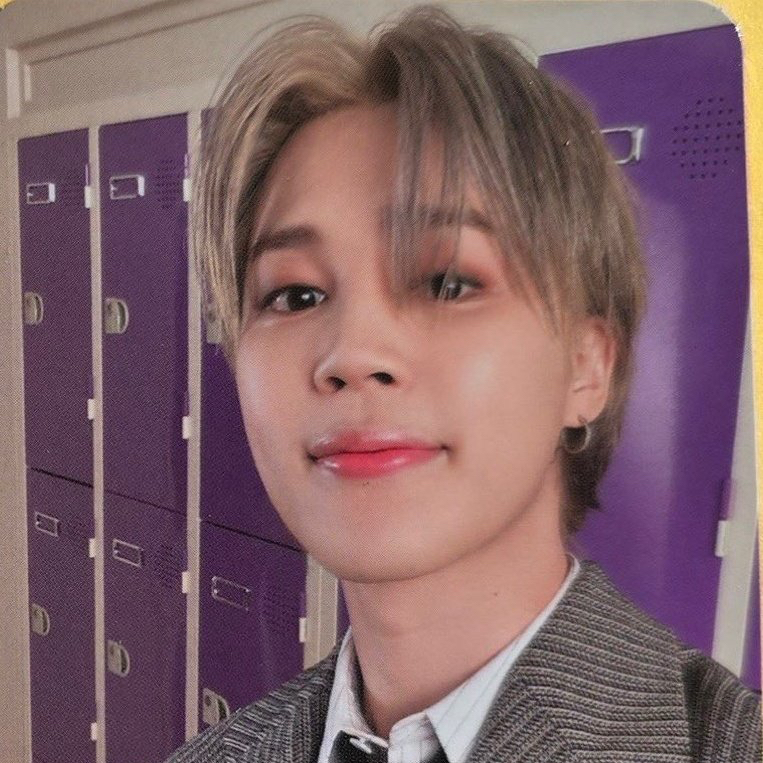 Recent activity shot of Jimin (BTS)