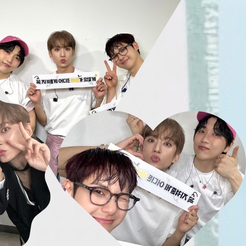 A moment captured by Sandeul (B1A4)'s fan