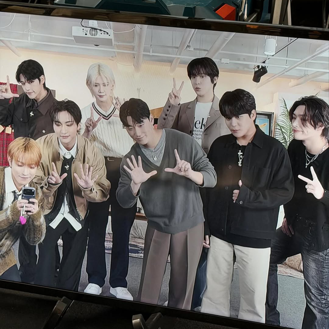 A moment captured by San (ATEEZ)'s fan