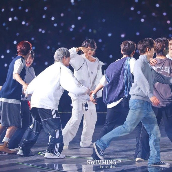 Recent activity shot of SEVENTEEN