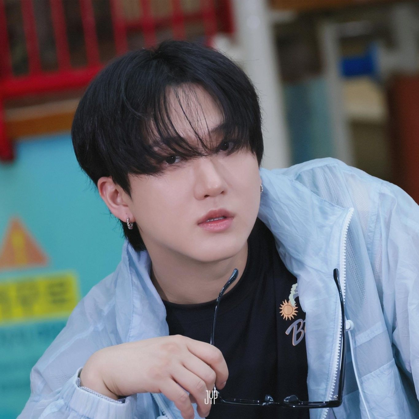 A moment captured by Changbin (Stray Kids)'s fan