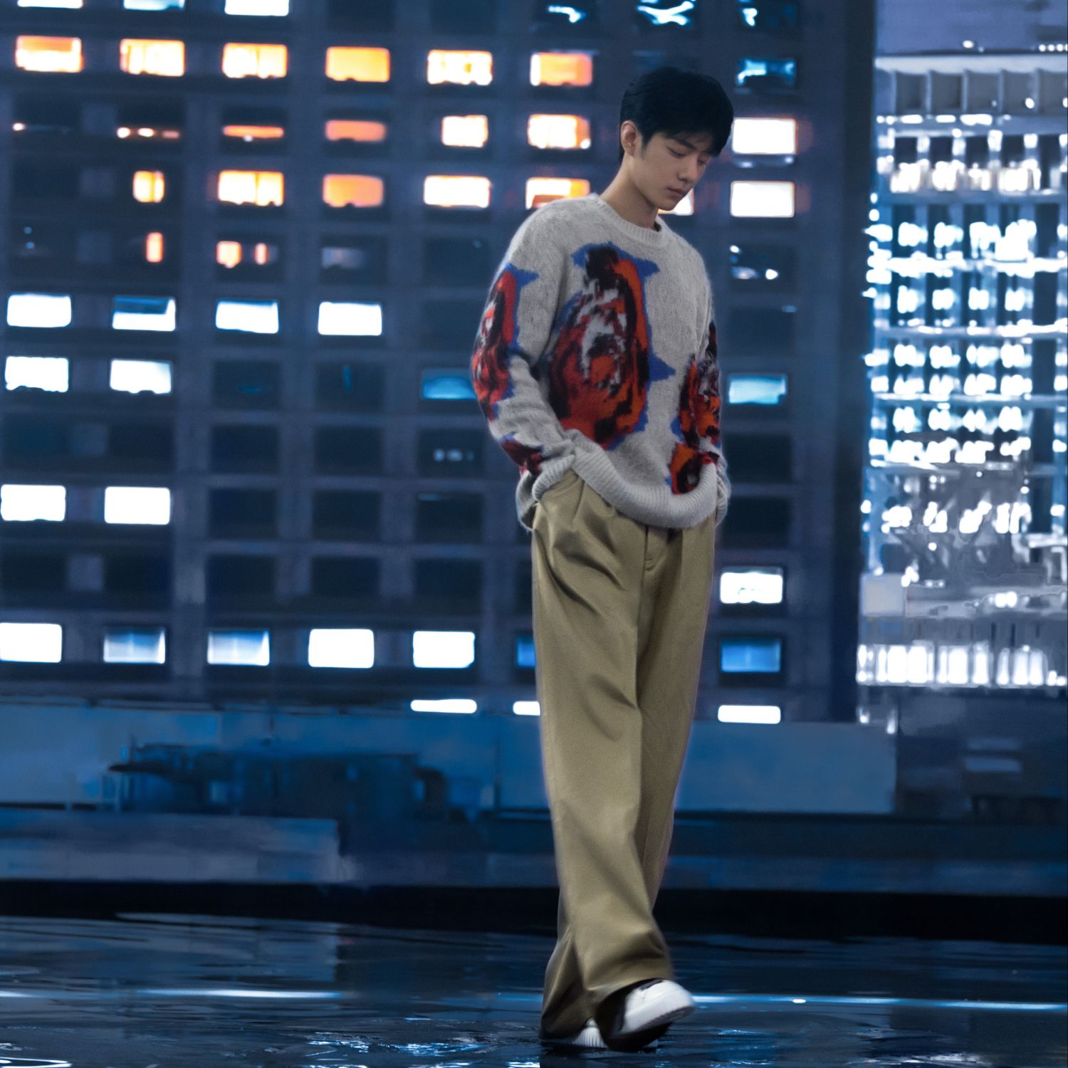 Behind-the-scenes cut of Xiao Zhan