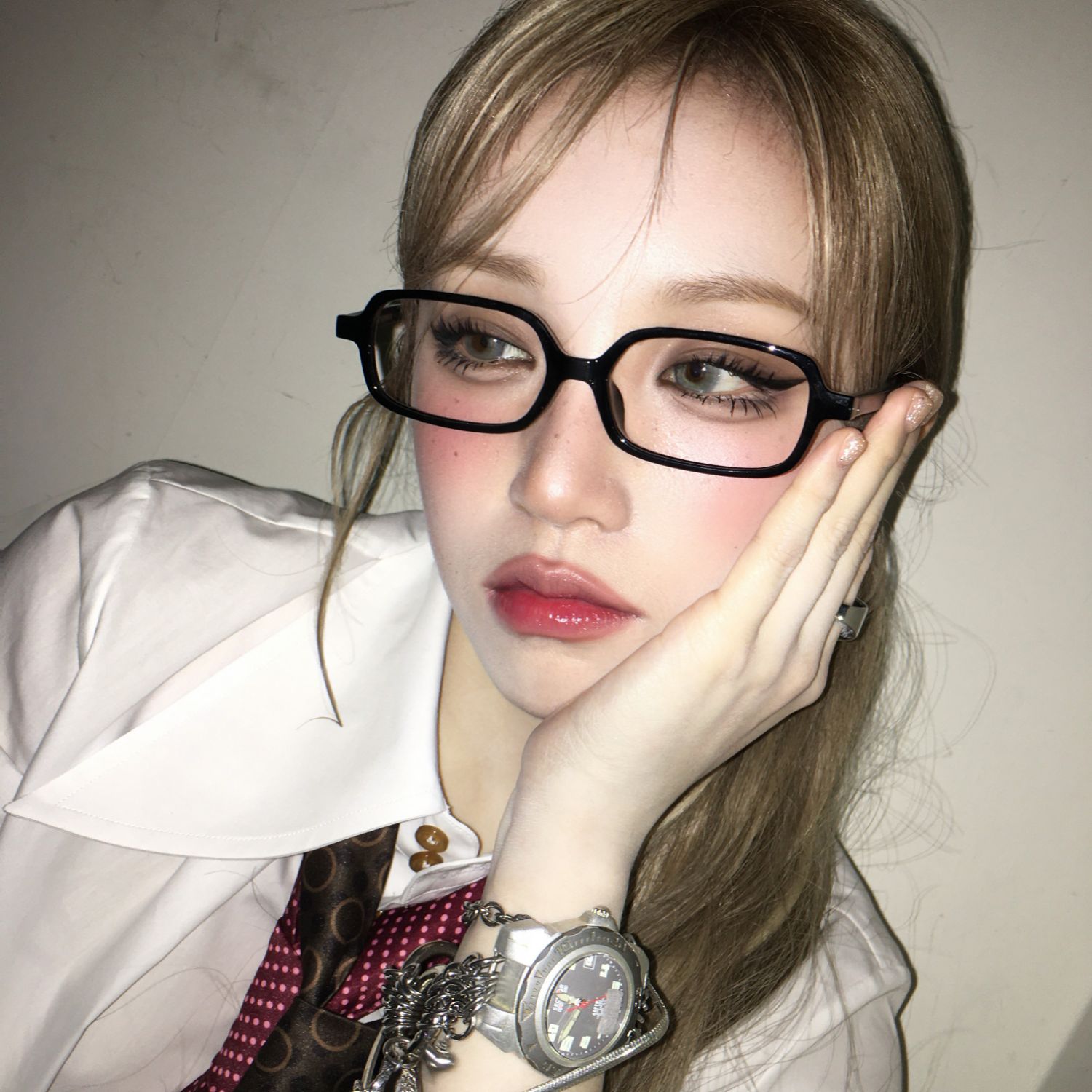 A moment captured by Yuqi (i-dle)'s fan