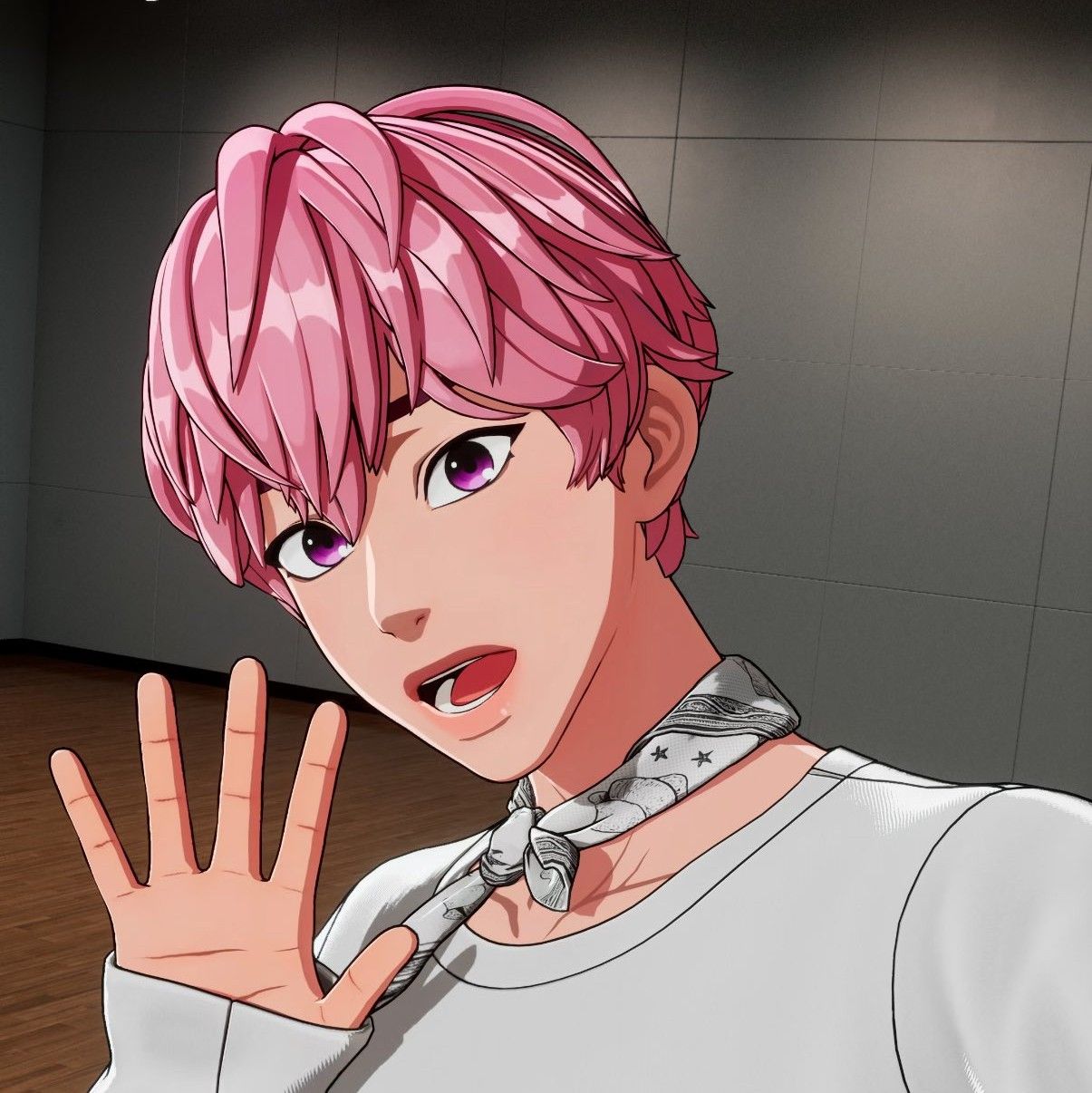 Recent activity shot of Bamby (PLAVE)