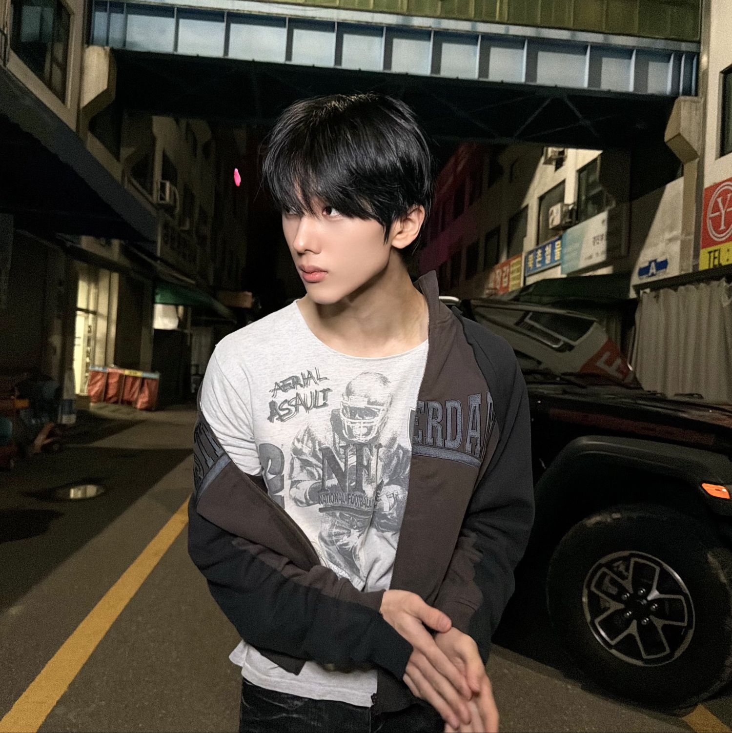 A moment captured by Jisung (NCT DREAM)'s fan