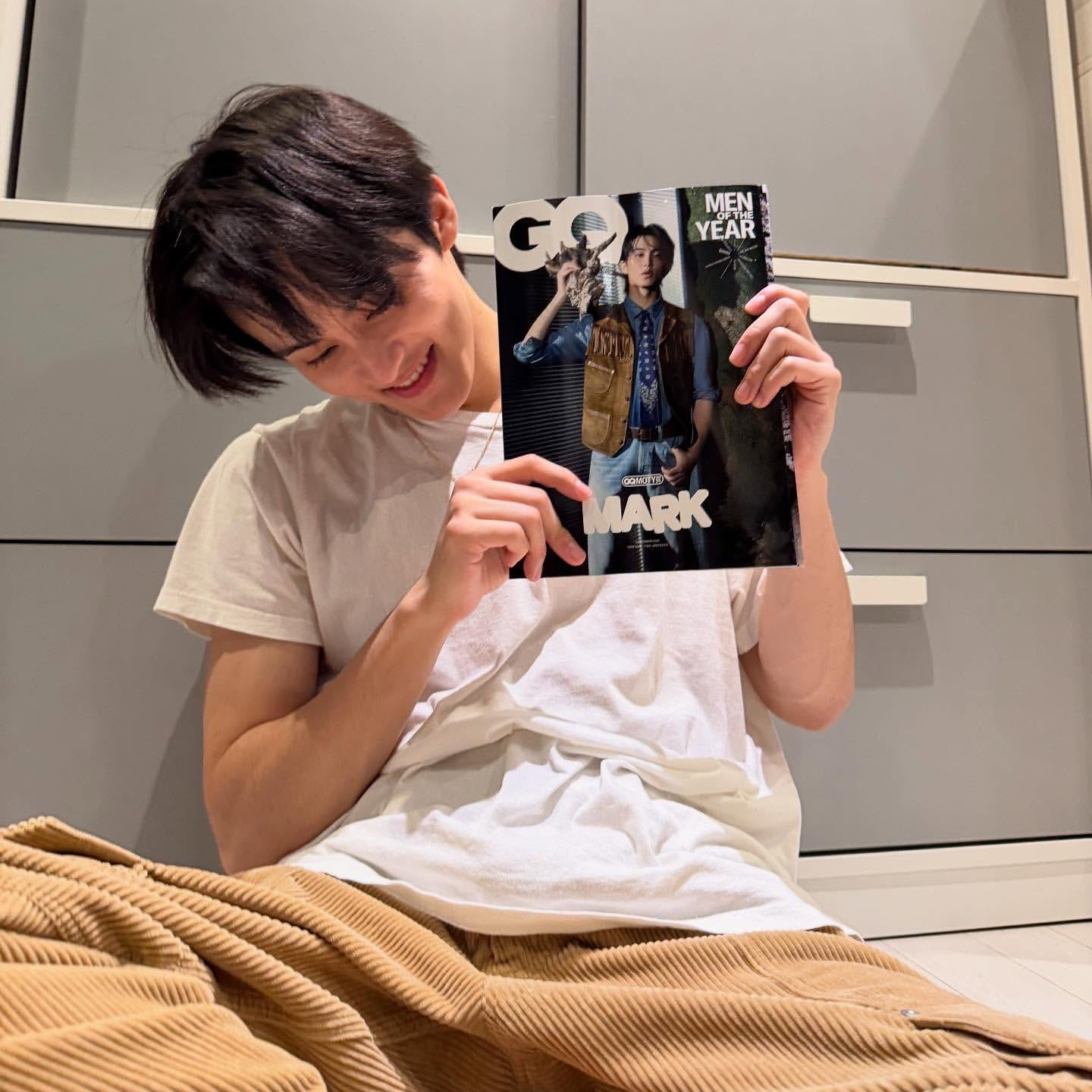 A moment captured by Mark (NCT 127, NCT DREAM)'s fan