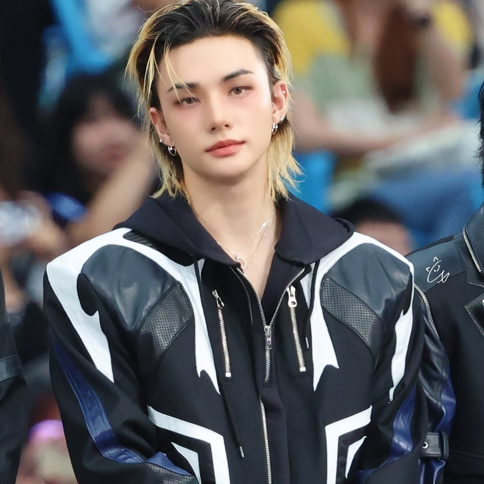 A moment captured by Hyunjin (Stray Kids)'s fan