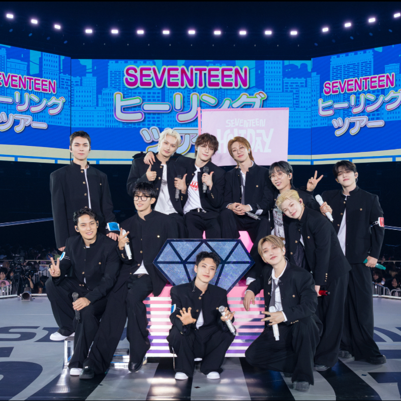 A moment captured by SEVENTEEN's fan