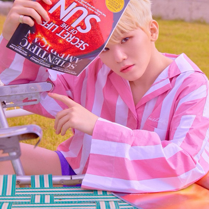 A moment captured by Woozi (SEVENTEEN)'s fan