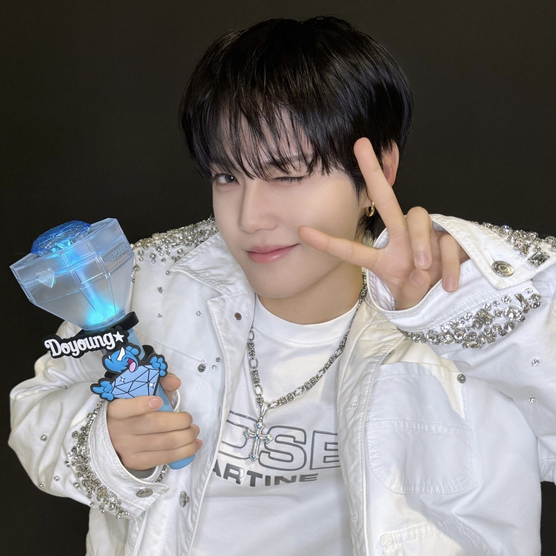 A moment captured by Doyoung (TREASURE)'s fan