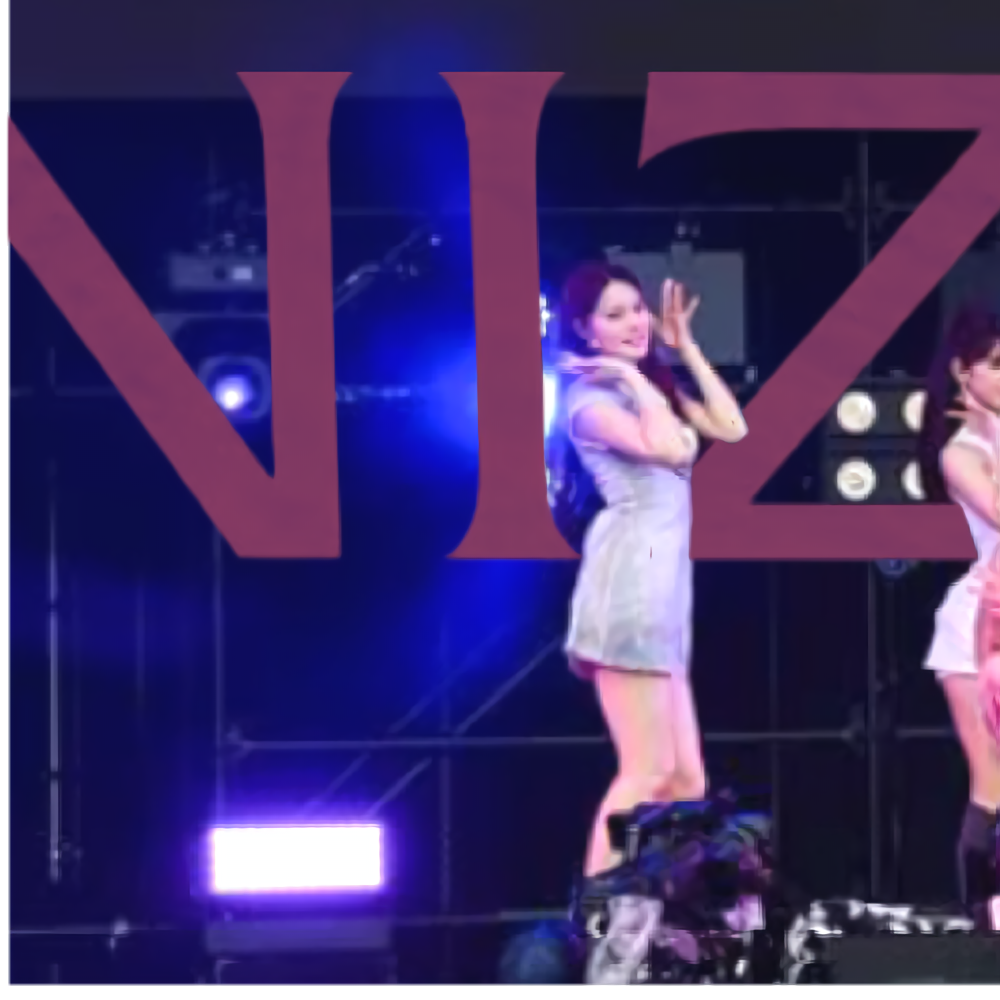 A moment captured by NiziU's fan
