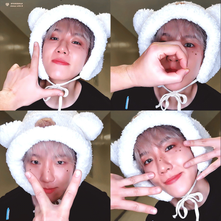백현 (EXO)의 비하인드 컷