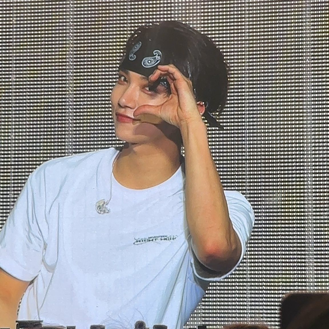 A moment captured by Joshua (SEVENTEEN)'s fan