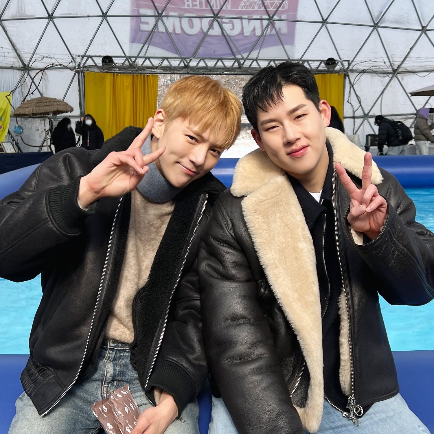 Momen yang diabadikan oleh penggemar Minhyuk (MONSTA X)