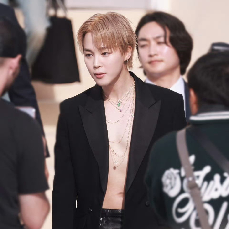 Recent activity shot of Jimin (BTS)