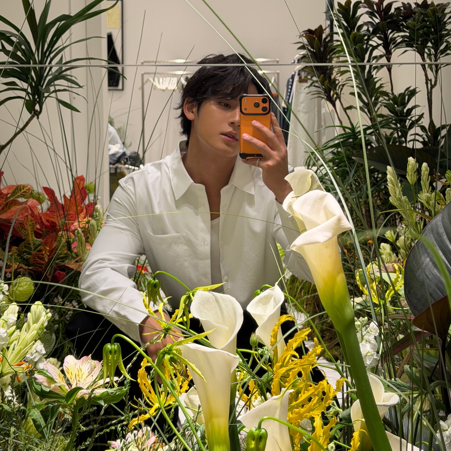 Recent activity shot of Mingyu (SEVENTEEN)