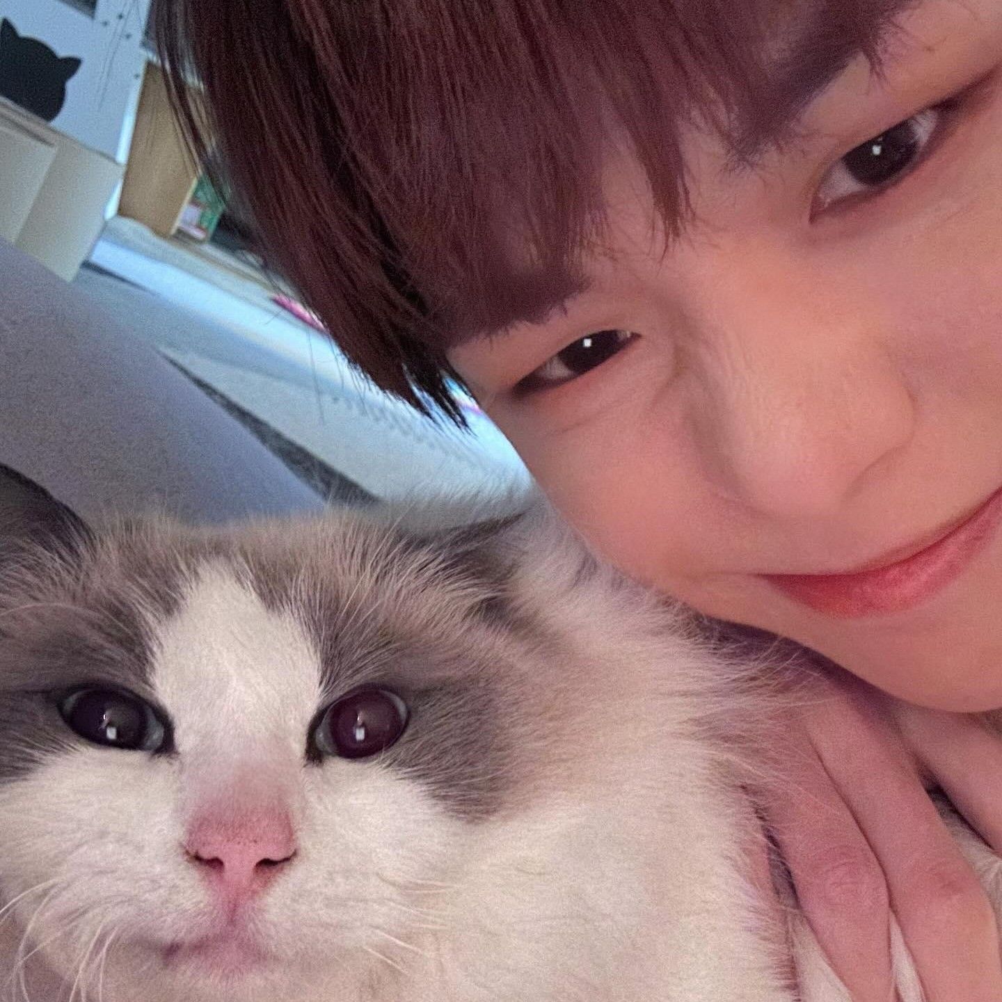 姜丹尼爾粉絲拍下的瞬間