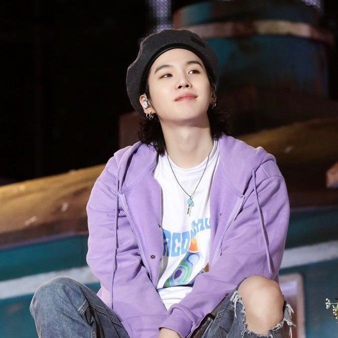Recent activity shot of SUGA (BTS)