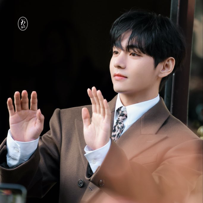 A moment captured by V (BTS)'s fan