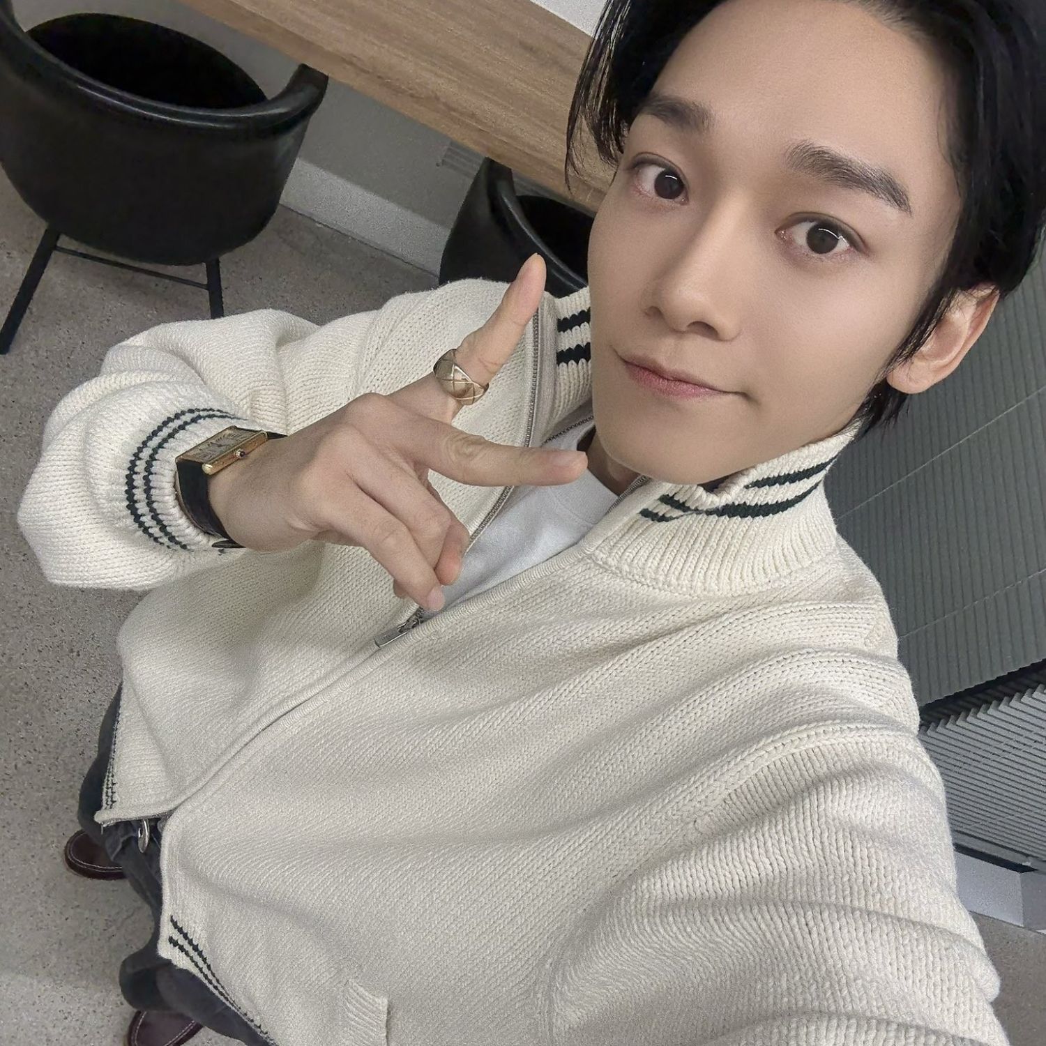 A moment captured by Chen (EXO)'s fan