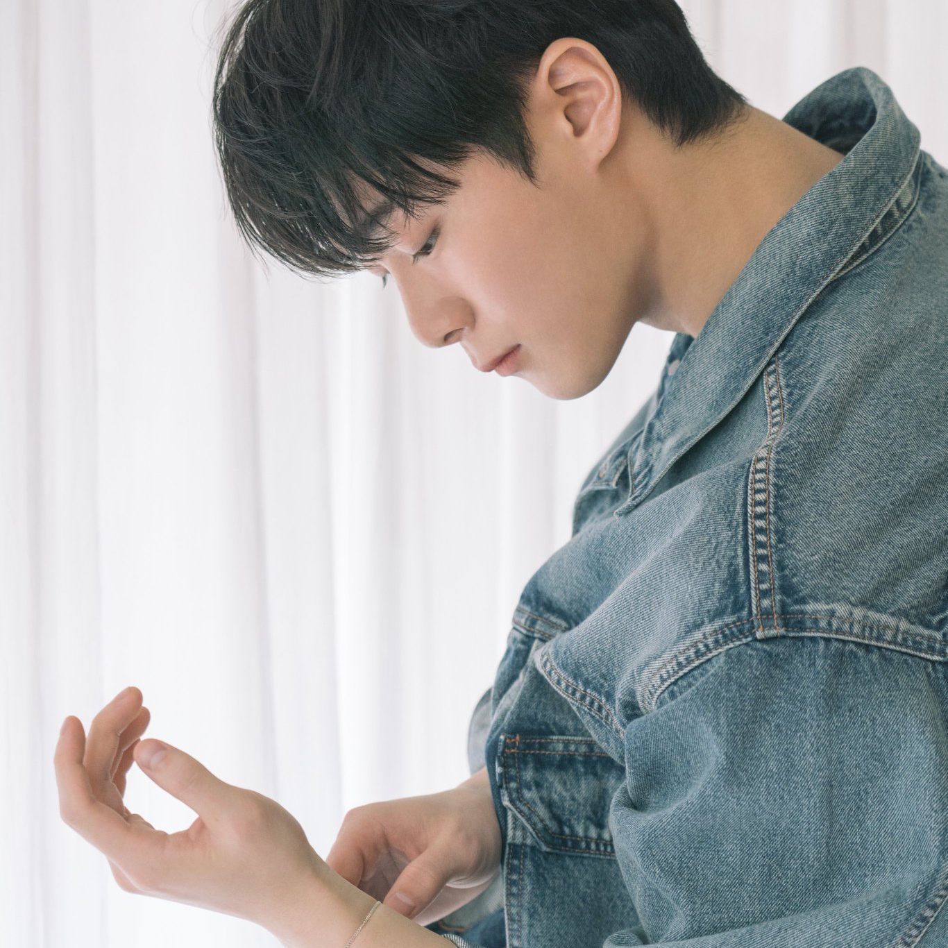 Recent activity shot of Moonbin (ASTRO)