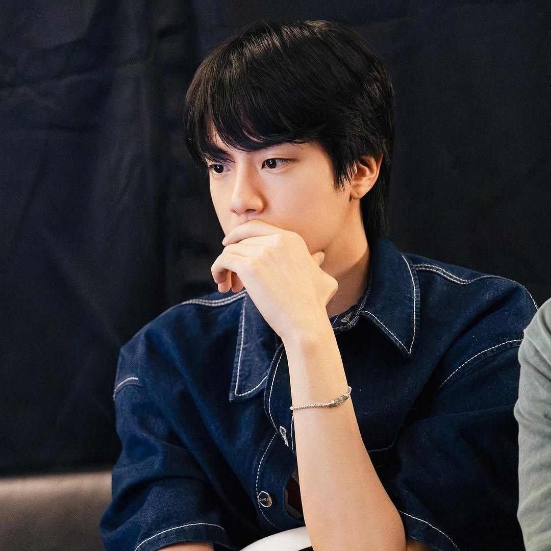Recent activity shot of Jin (BTS)