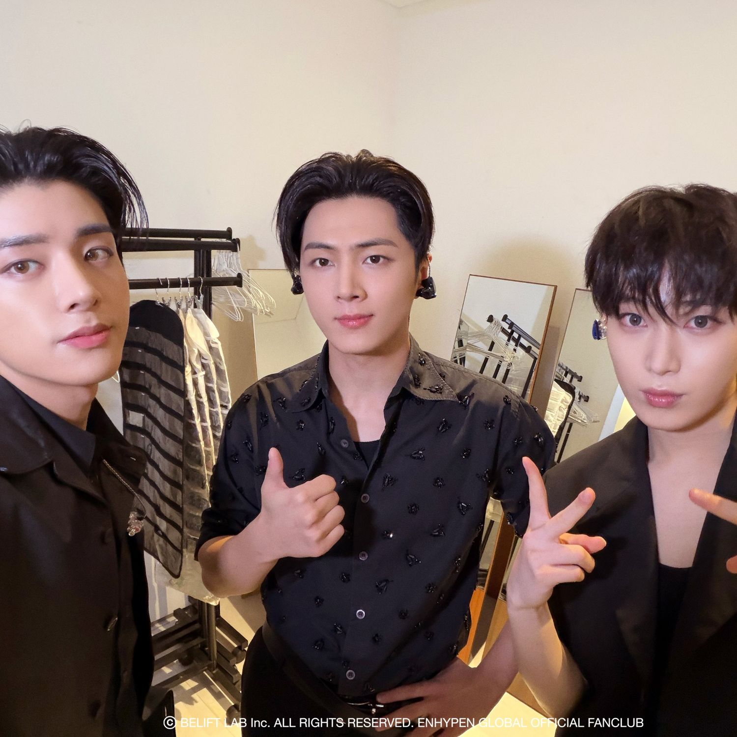 ENHYPENの舞台裏ショット
