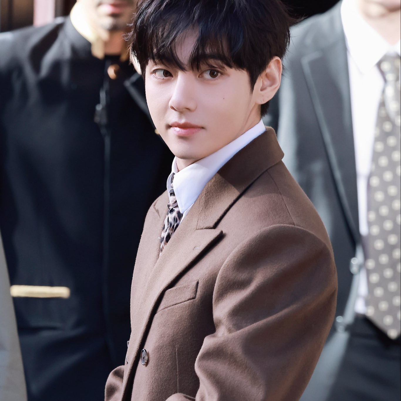 A moment captured by V (BTS)'s fan