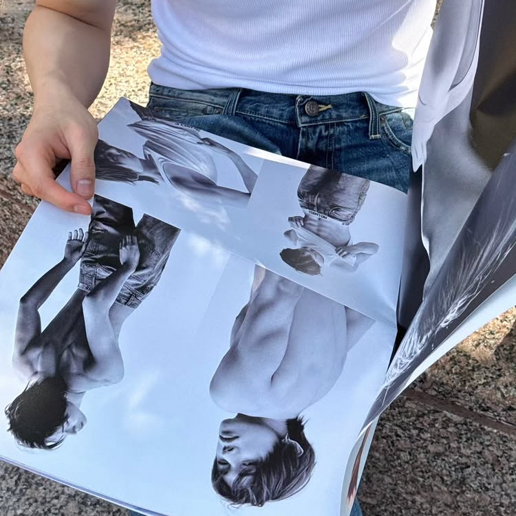 A moment captured by TOMORROW X TOGETHER's fan