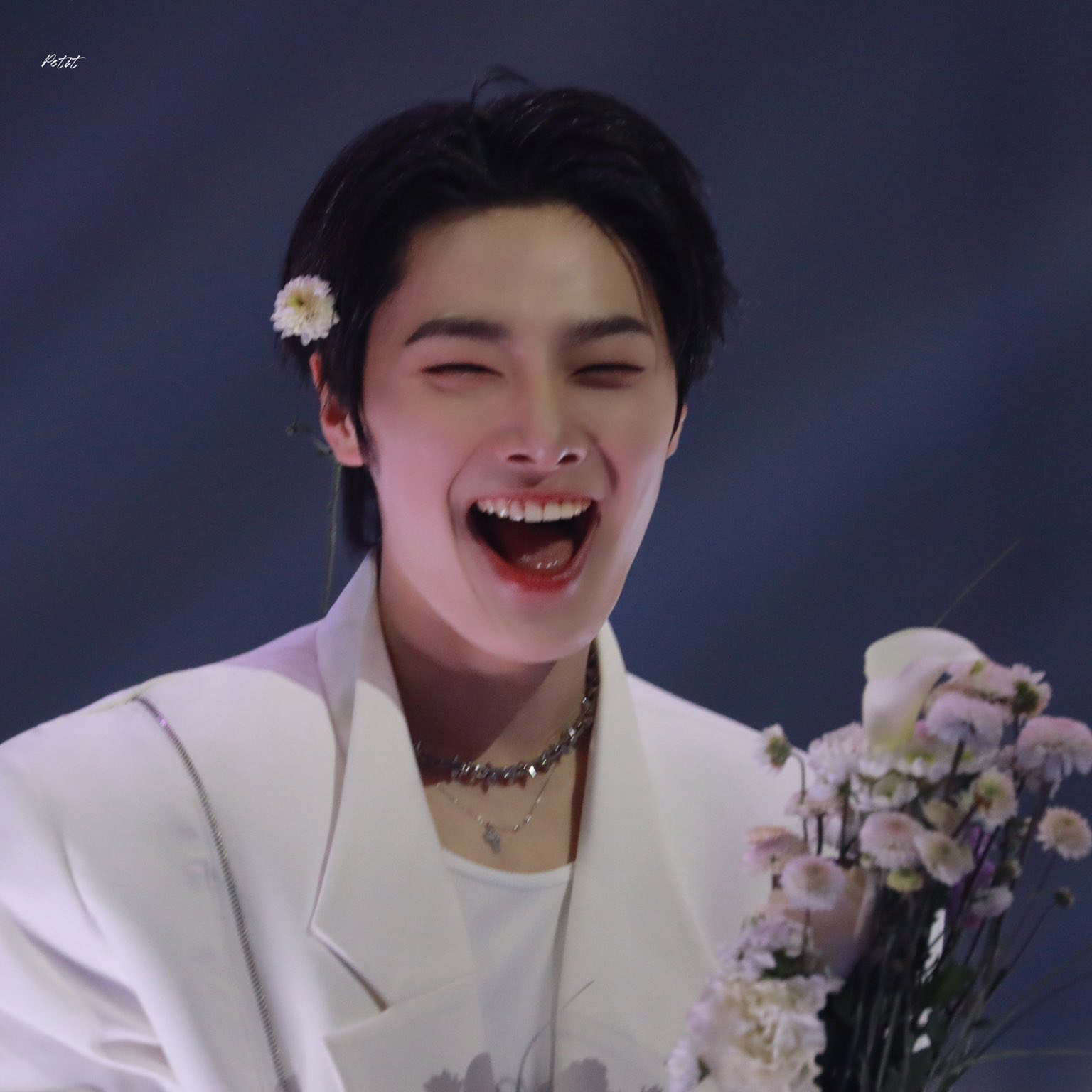 A moment captured by I.N (Stray Kids)'s fan