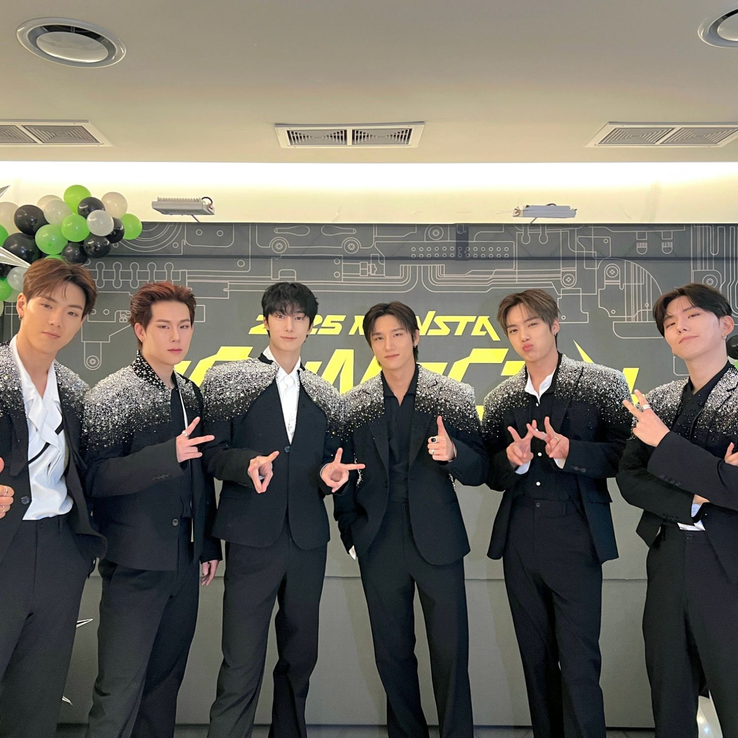 Recent activity shot of MONSTA X