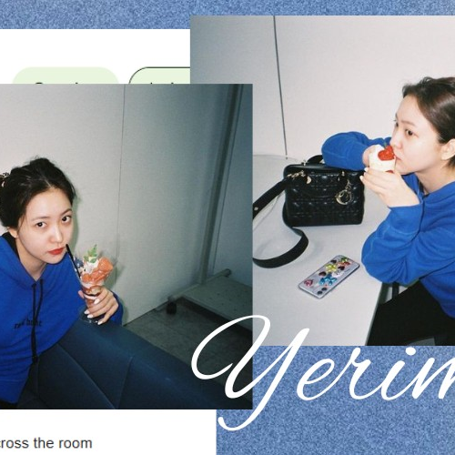 A moment captured by Yeri (Red Velvet)'s fan
