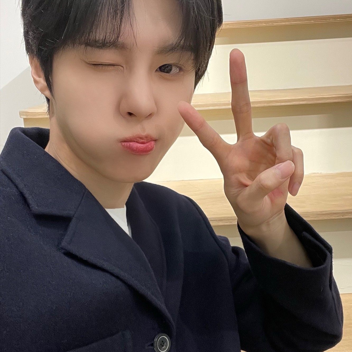 Recent activity shot of Kim Wooseok