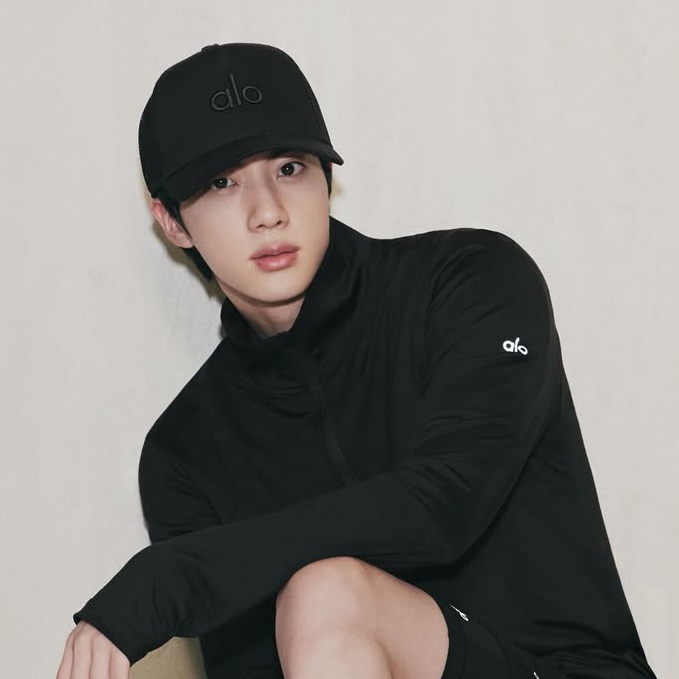 Recent activity shot of Jin (BTS)