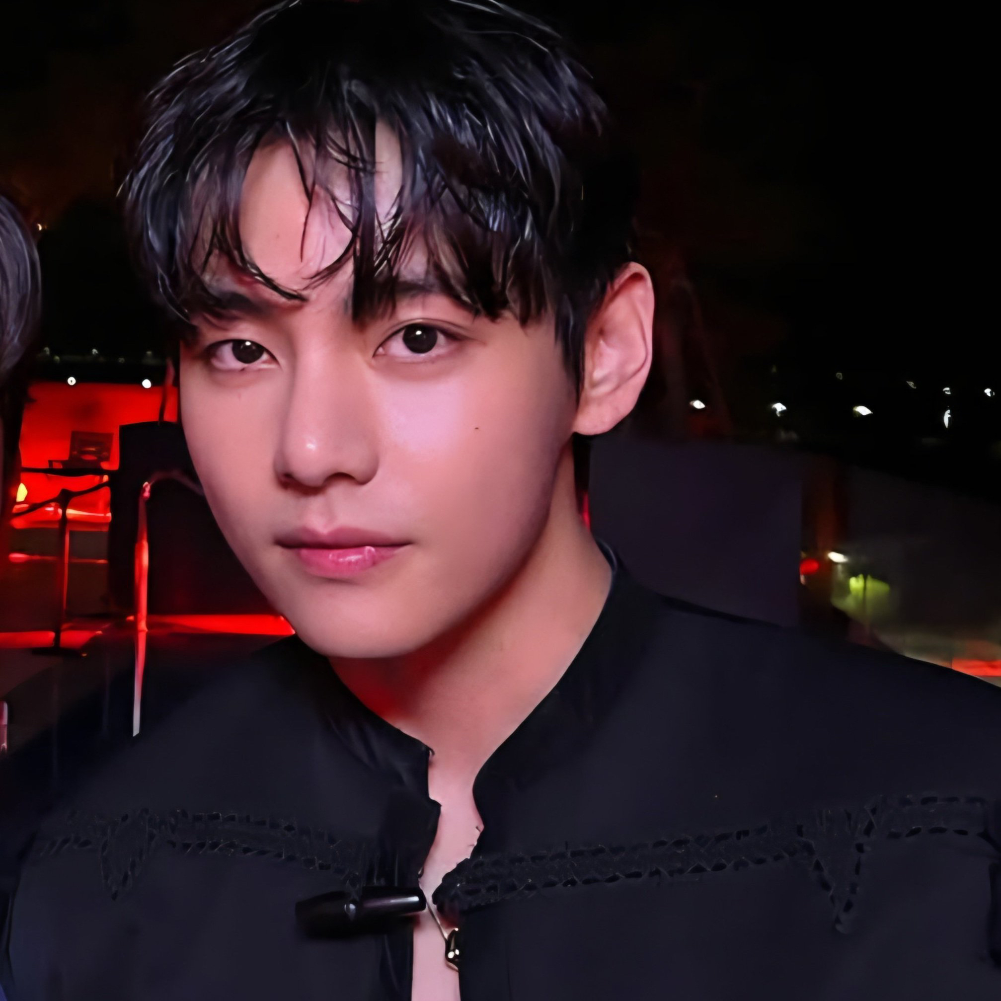 A moment captured by V (BTS)'s fan