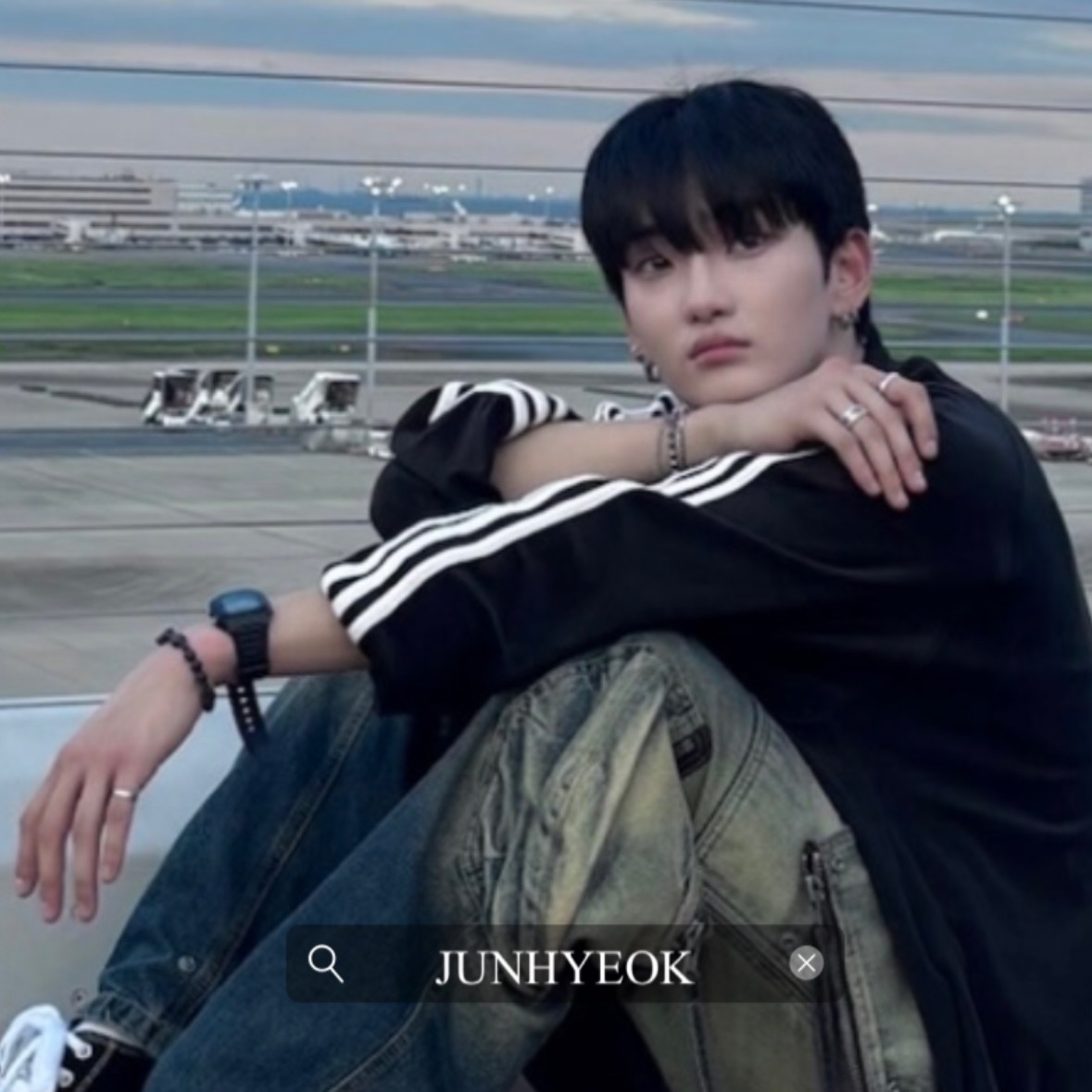 A moment captured by Junhyeok (n.SSign)'s fan