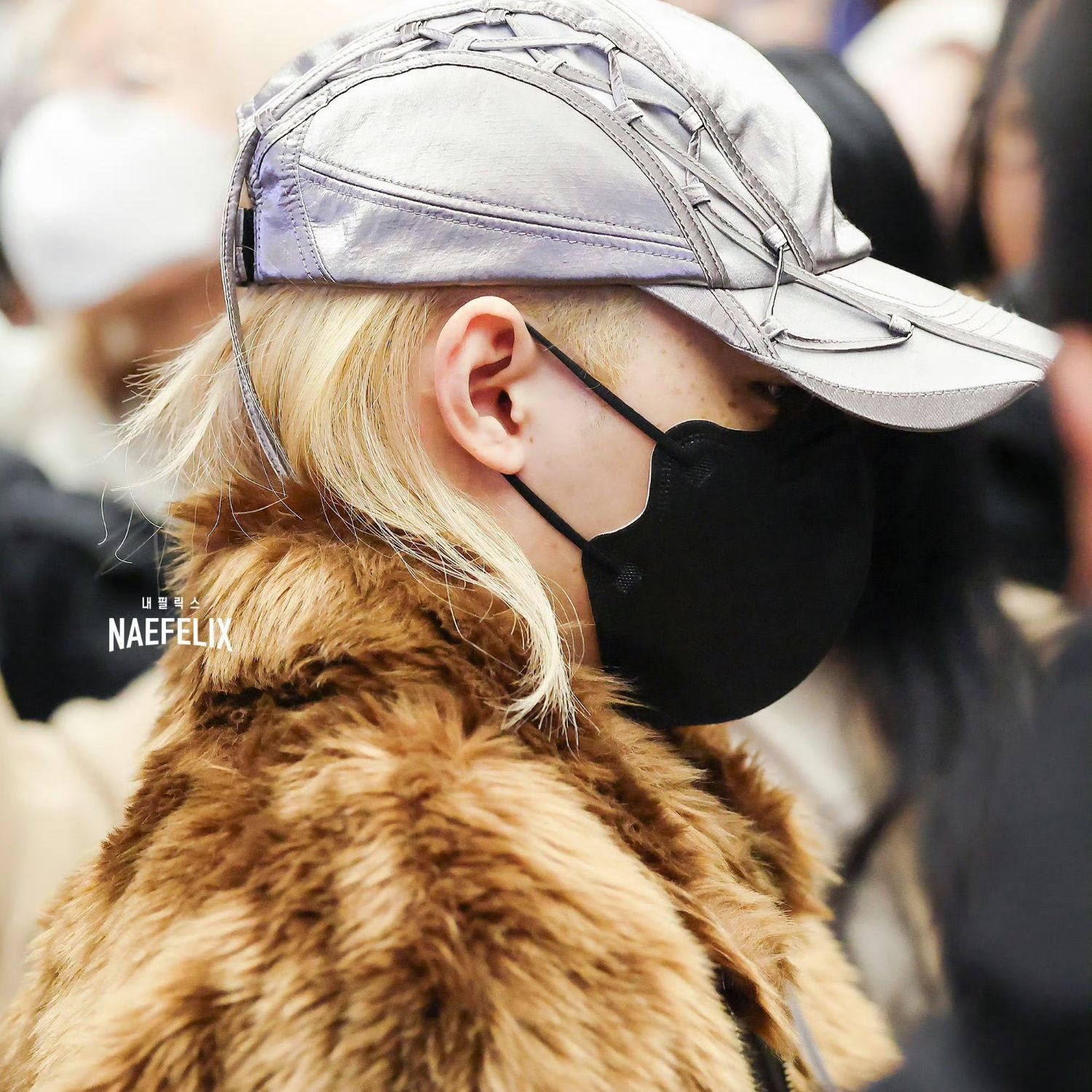 A moment captured by Felix (Stray Kids)'s fan