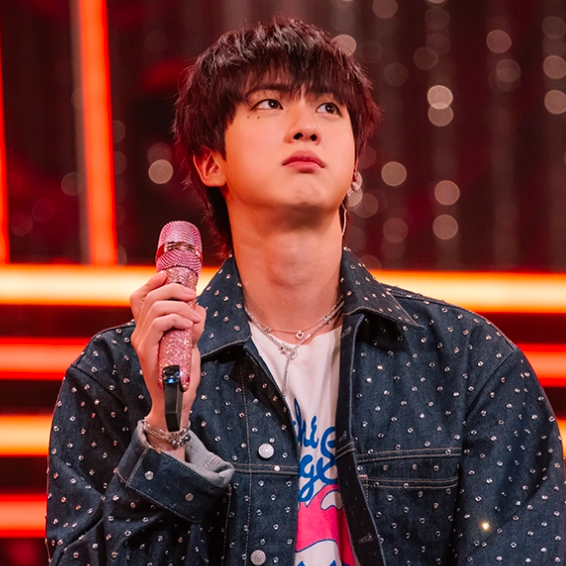 A moment captured by Jin (BTS)'s fan